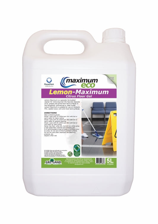Lemon Gel Floor Cleaner, 5L