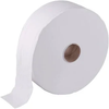 Jumbo Toilet Roll, 2 Ply, White, Pack 6